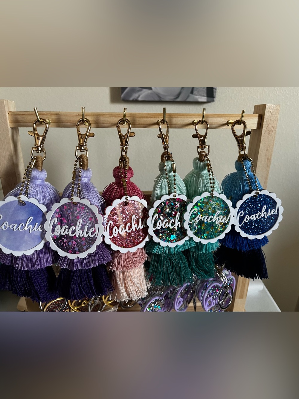 Custom 2 in 1 Charm w/ Tassels